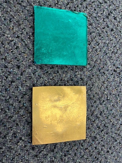 MOSAIC ORSONI 24 CARAT GOLD GLASS SMALTI (015) 10 pieces