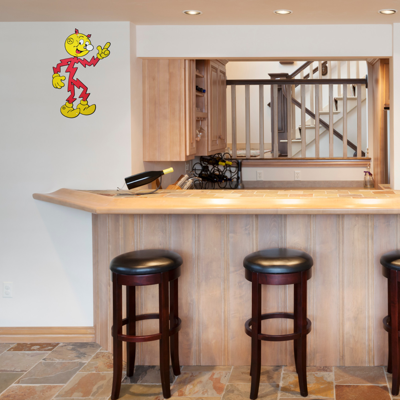 REDDY KILOWATT METAL SIGN ELECTRICITY POWER COMPANY GENERAL ELECTRIC