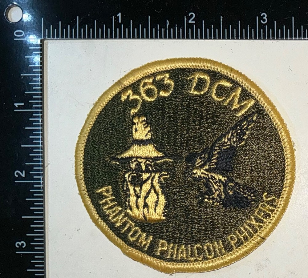 Cold War USAF US Air Force 363rd DCM Maintenance Phantom Phalcon Phixers Patch