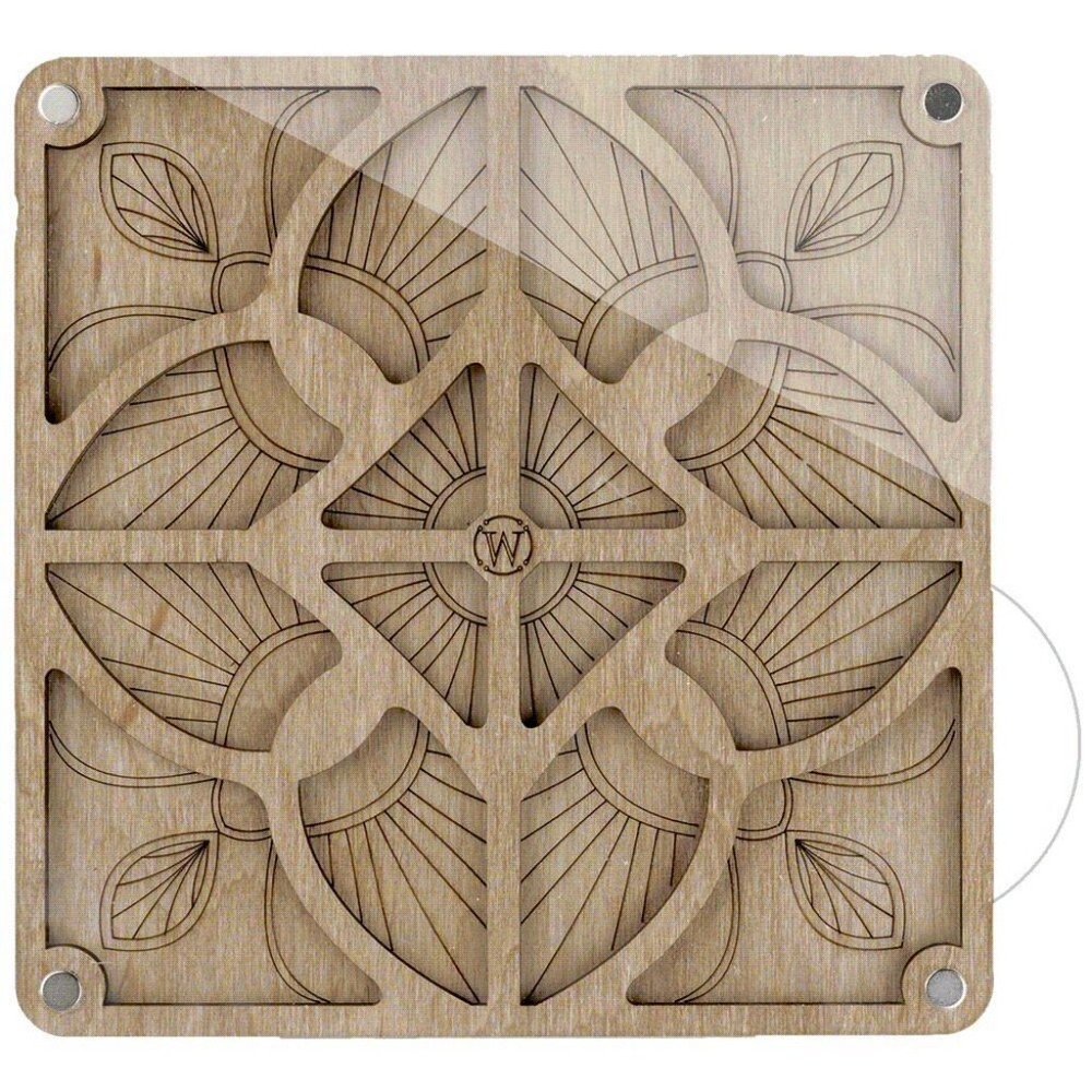 Plywood Bead Organizer Multiple cells Needlework storage organizer