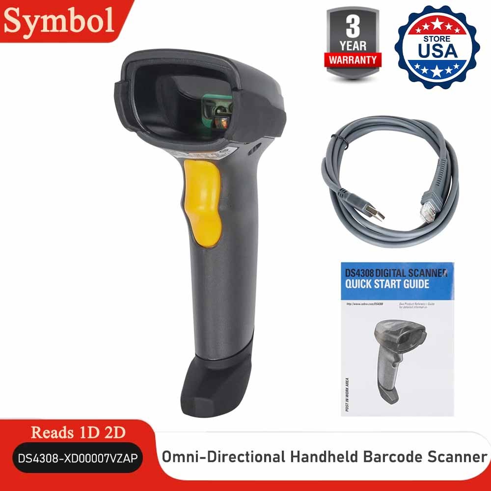 Symbol DS4308-XD00007VZAP Handheld High-density 1D 2D Bar code Scanner Reader