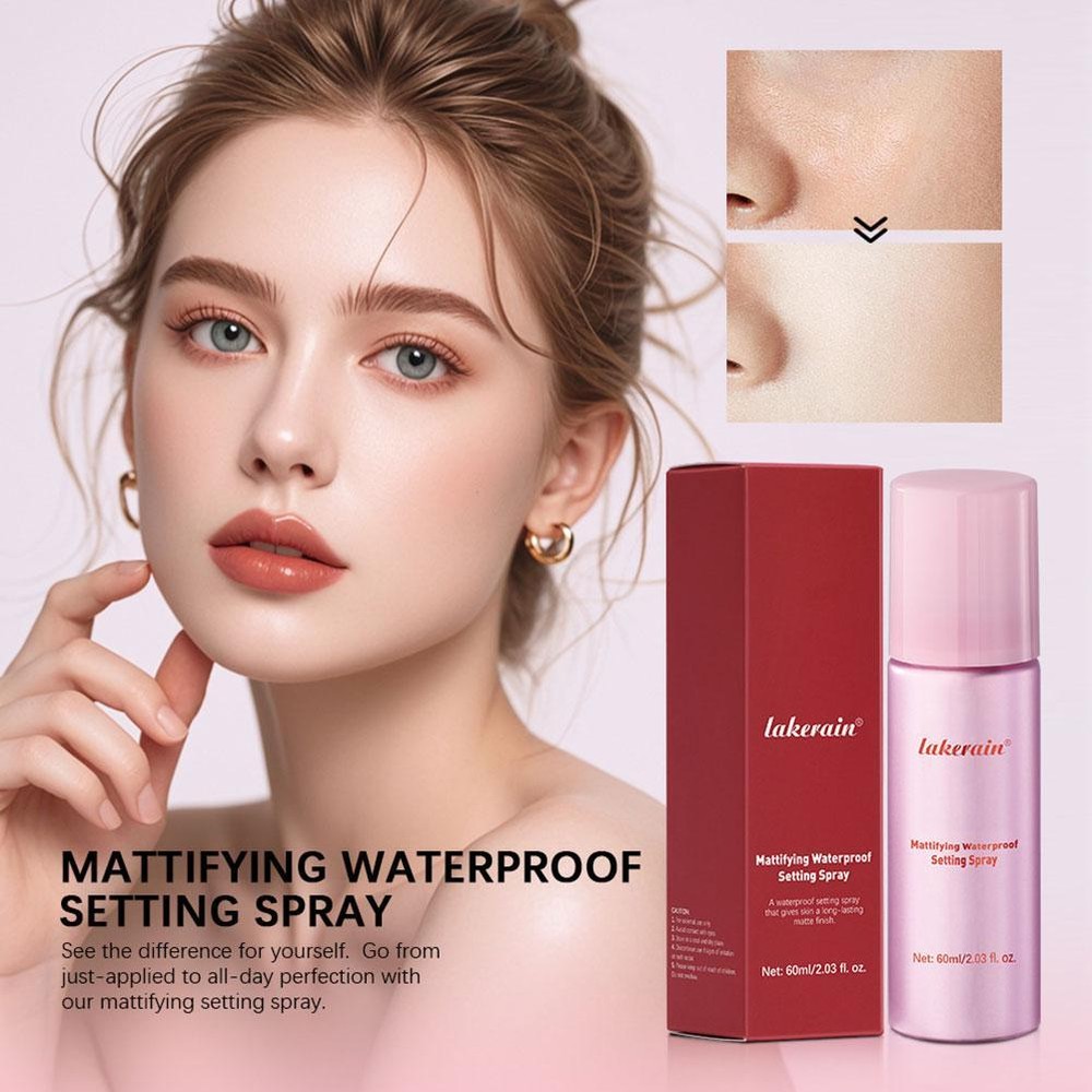 60ml Makeup Setting Spray Control Oil Non-Sticky Waterproof Makeup Fixer Sp D3E1