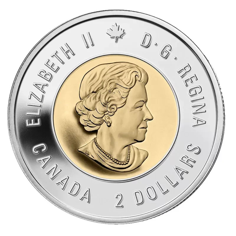 2016 CANADA 2 Dollar REMEMBER Toonie Coin BU