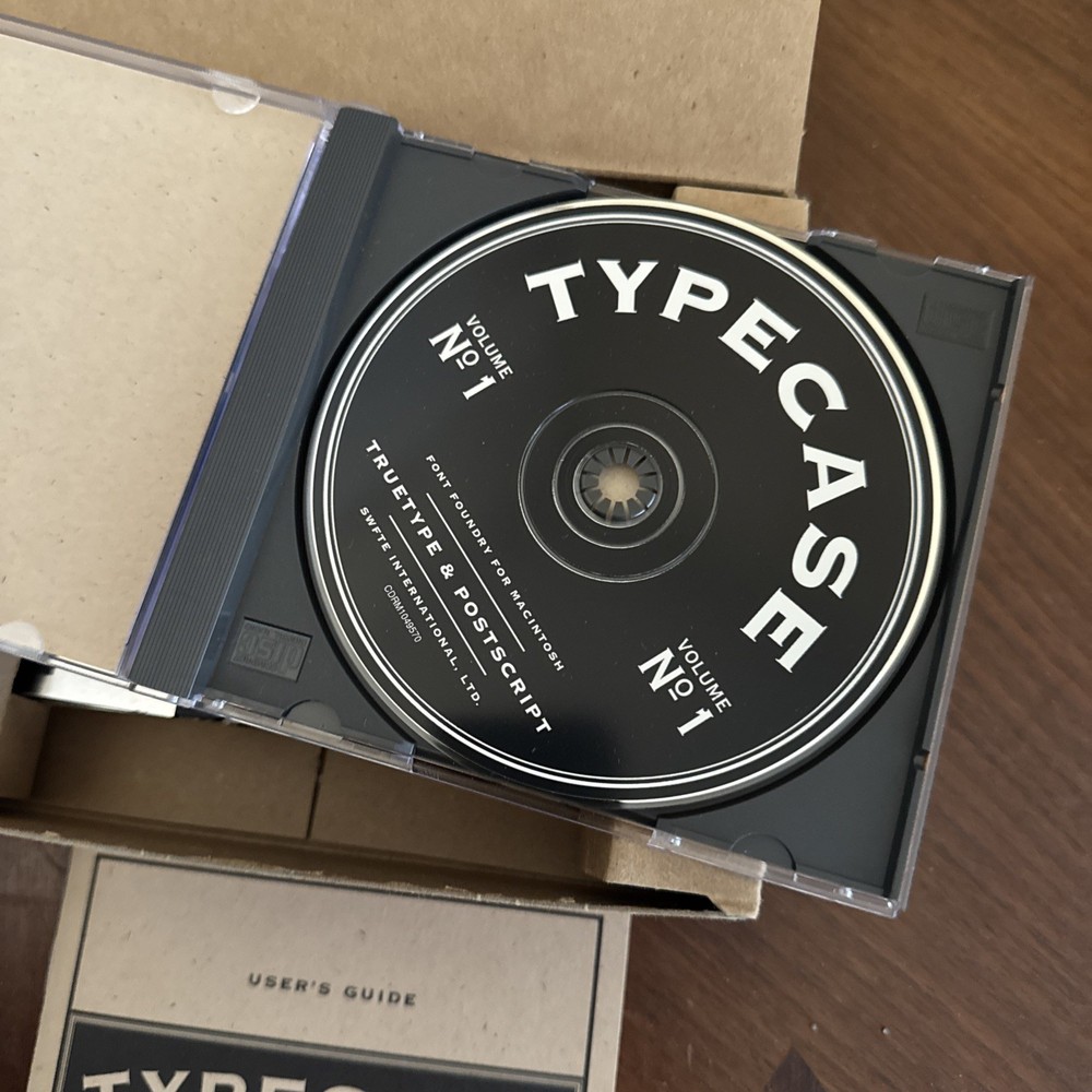 Typecase Font Foundry for Macintosh 130 Truetype & Postscript fonts install