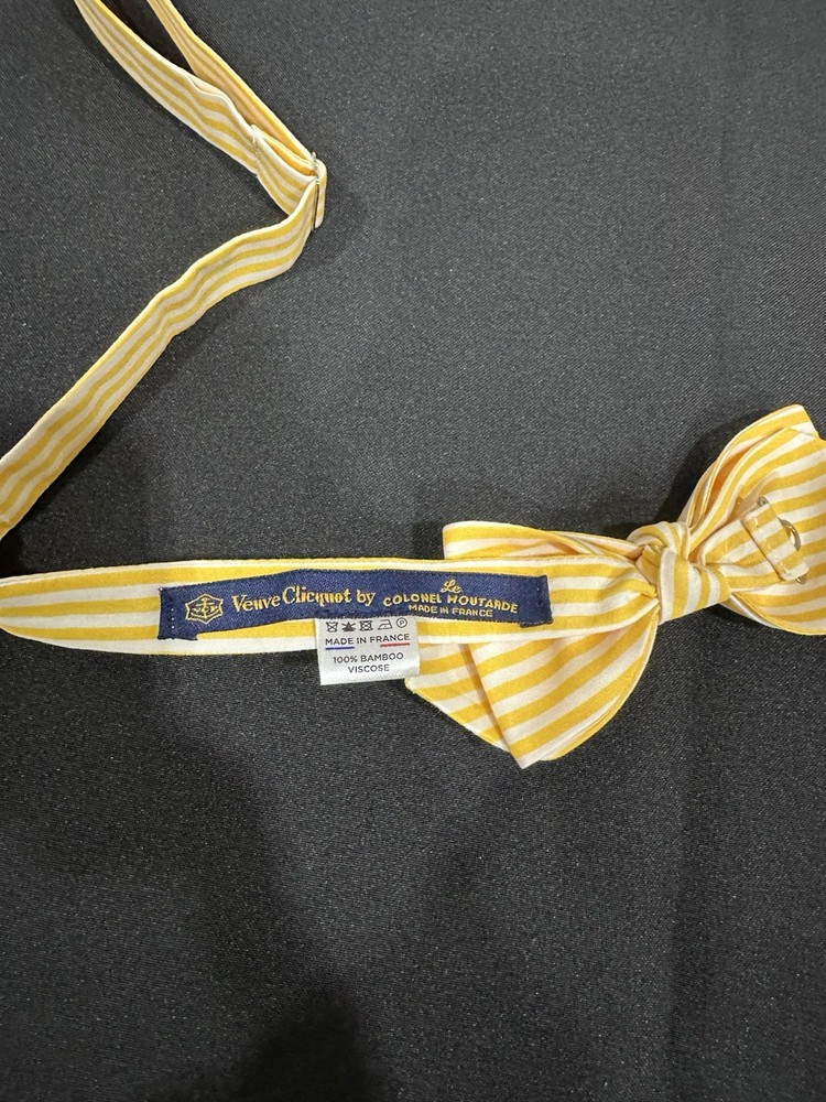 veuve clicquot Colonel Moutarde Bow Tie