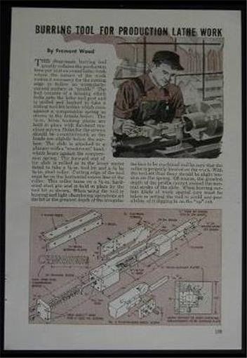 Burring Tool for irregular curved work How-To Build PLANS