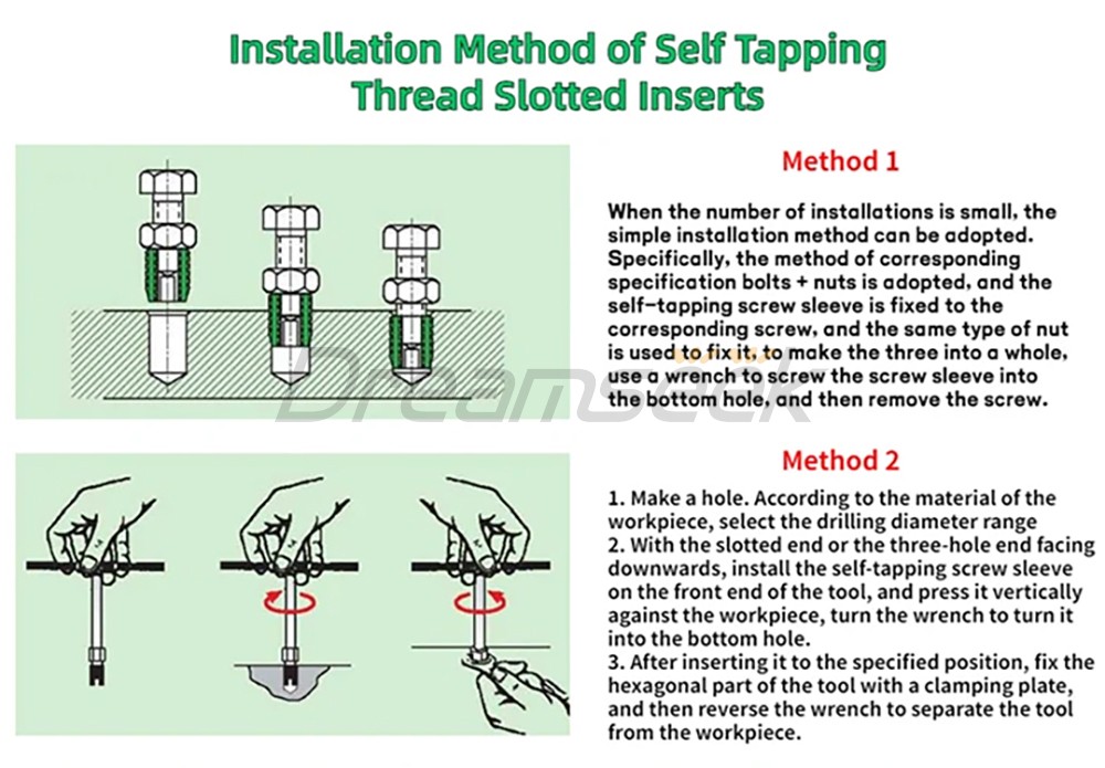116 Pieces Stainless Steel Helicoil Thread Insert Self Tapping Threaded Inserts