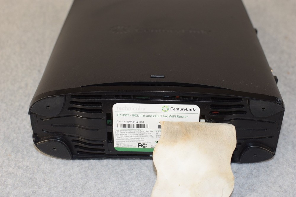 CenturyLink C2100T Technicolor Wireless Modem WiFi Router Reset w/ Cables