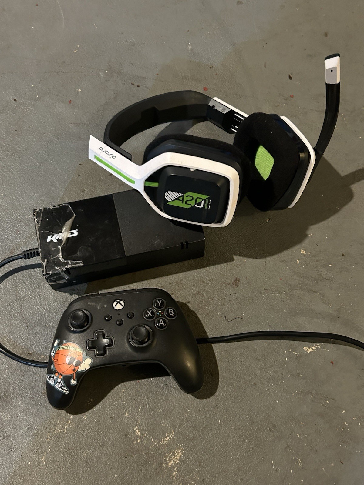 X Box Two Seater Gaming Chair and Accessories Black and Red Used Very Good .