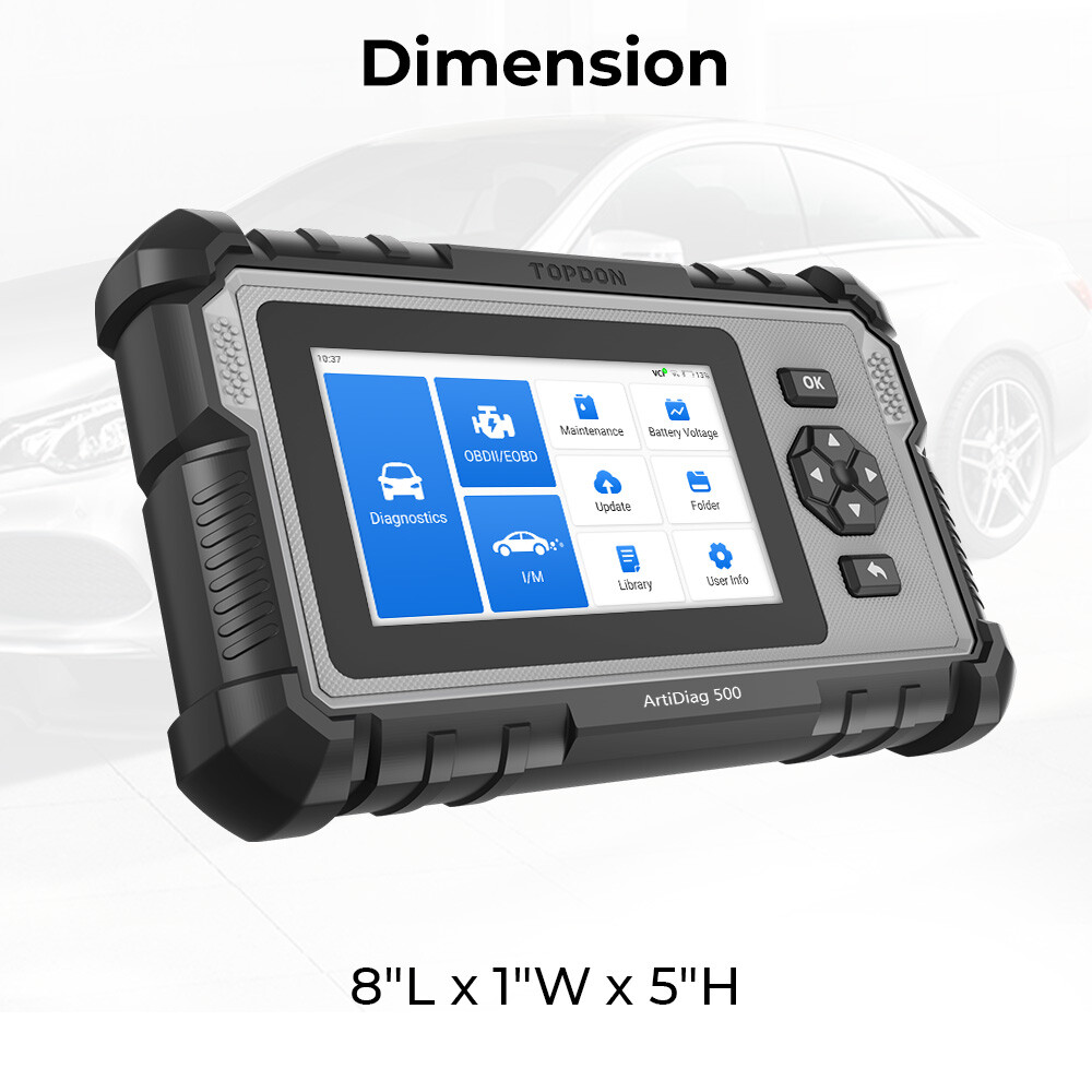 TOPDON AD500 PRO+ Car Diagnostic Tool OBD2 Scanner SRS ABS ENGINE AT Code Reader