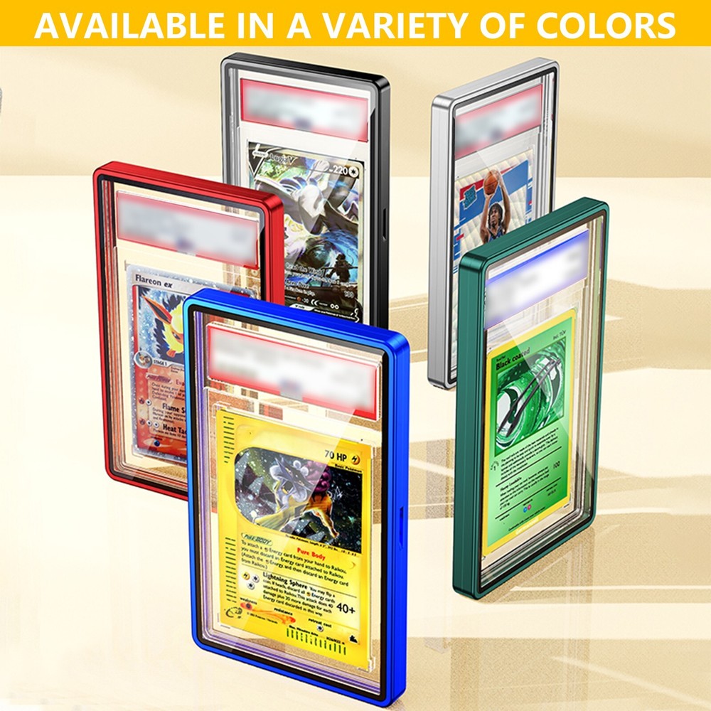 Magnetic Slab Case Protector for PSA BGS Graded Cards Stackable Metal Bumper