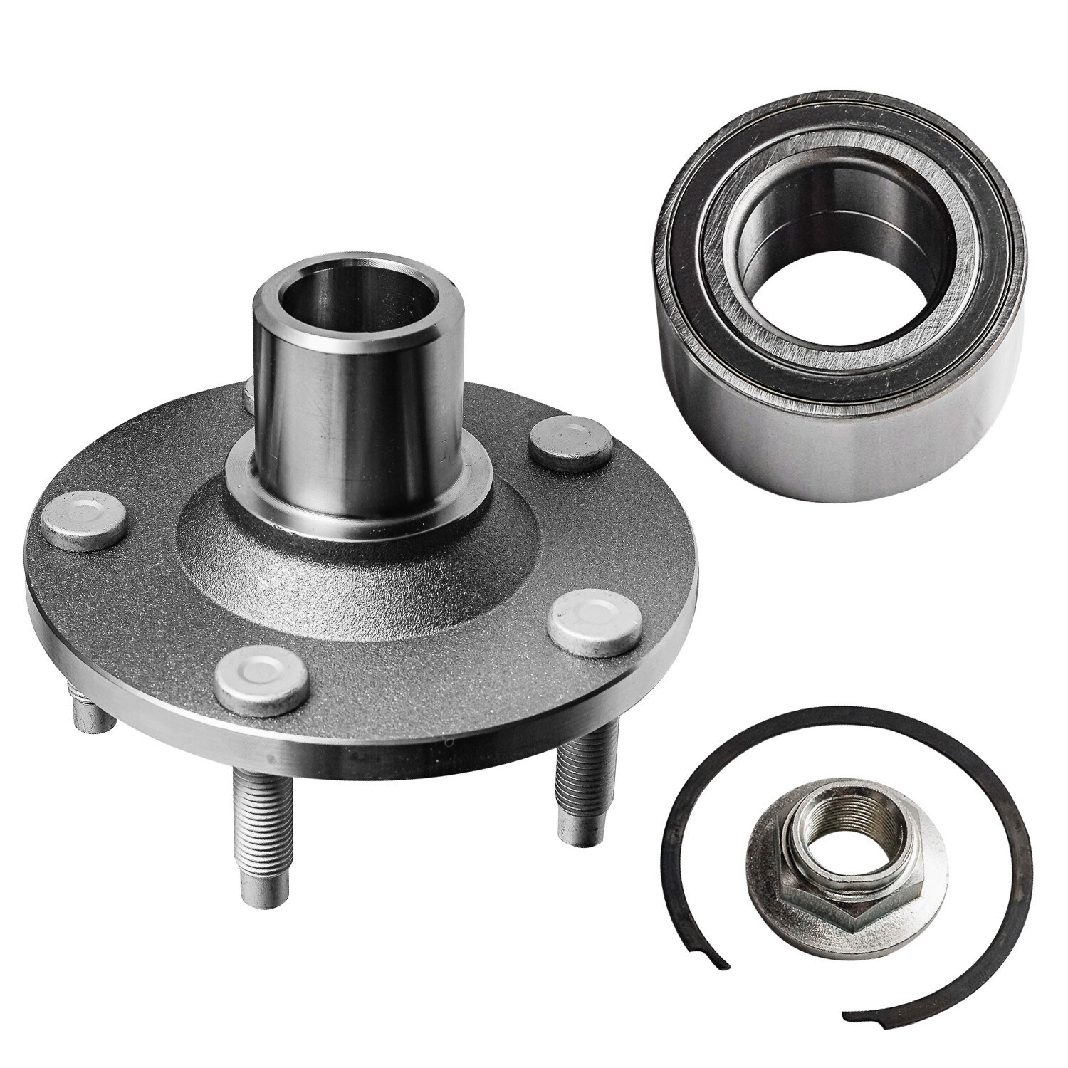 Pair (2) Front Wheel Hub and Bearings for 2001-2009 2010 2011 2012 Ford Escape