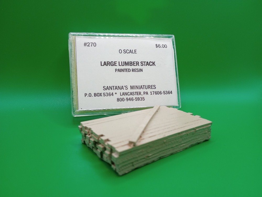 VINTAGE SANTANA'S MINIATURES #270 LARGE LUMBER STACK 0 SCALE