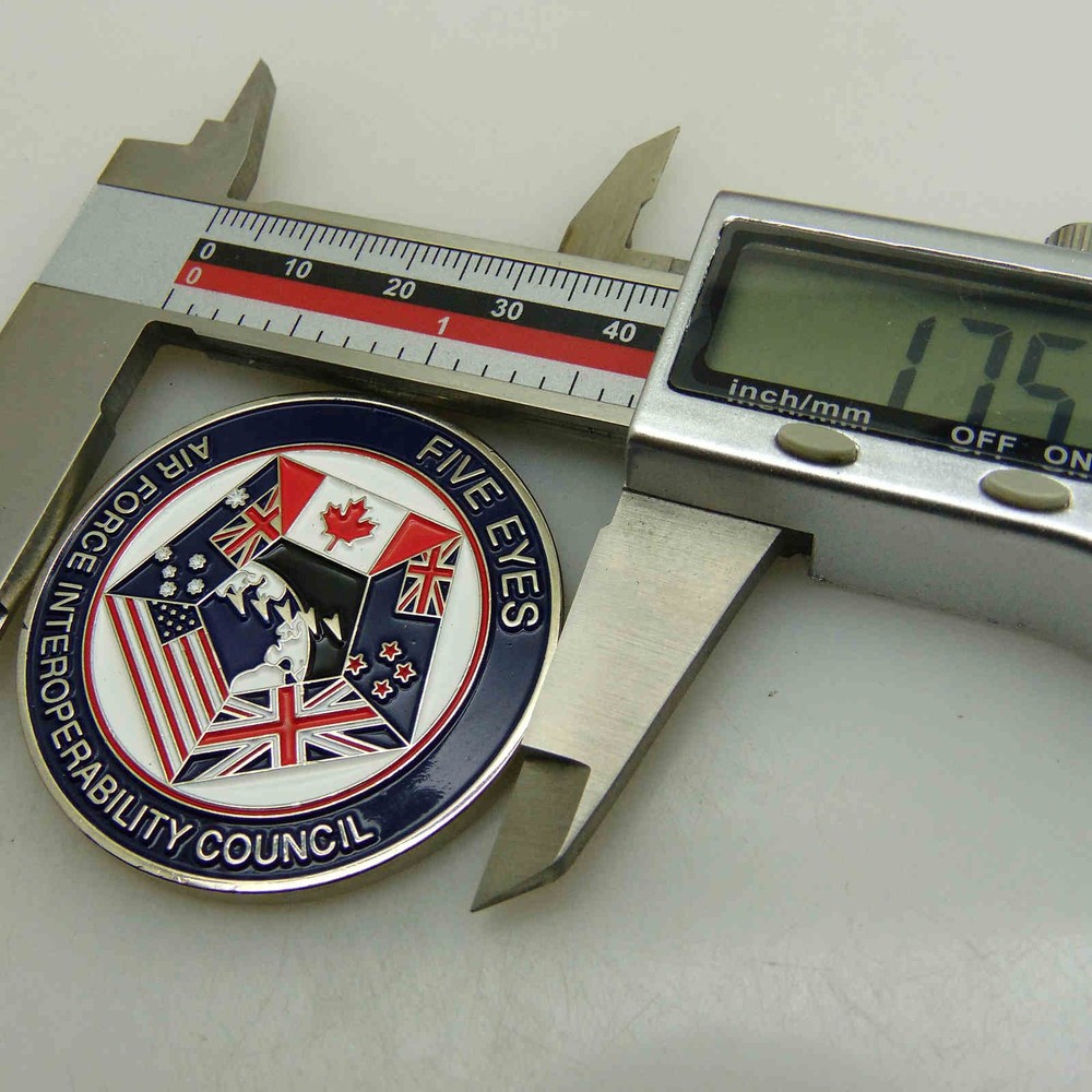 FIVE EYES AIR FORCE INTEROPERABILITY COUNCIL CHALLENGE COIN