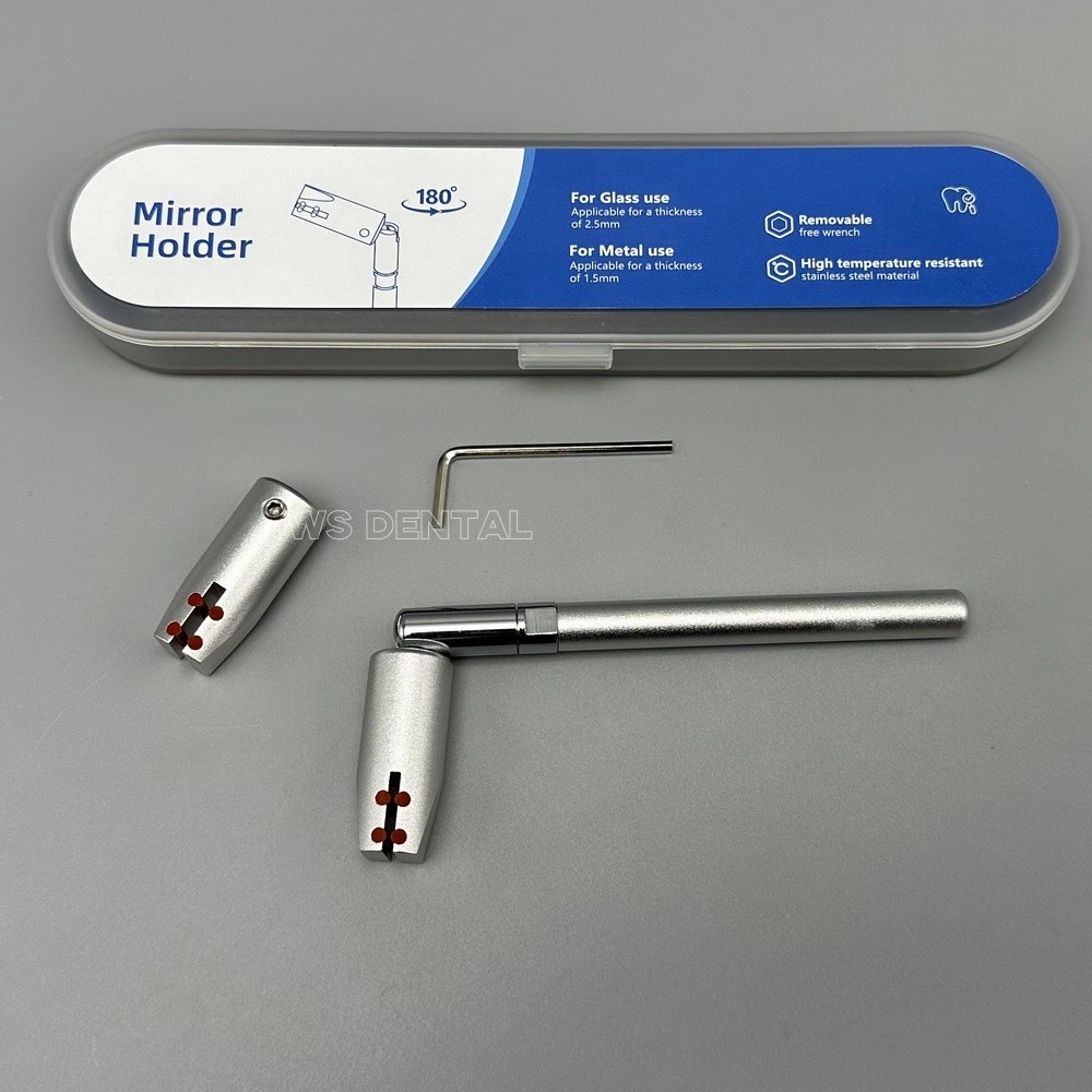 Dental Photography Mirror Holder 180° Adjustable Autoclavable Stainless Handle