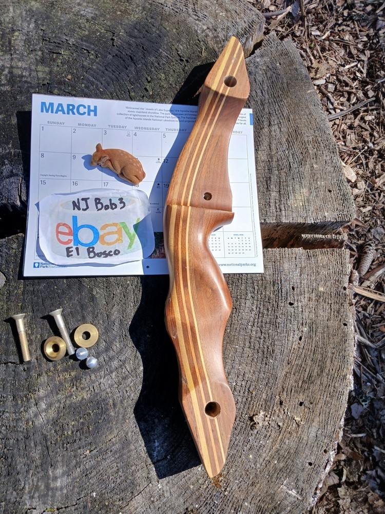 DIY wood warf Archery  recurve riser (only)