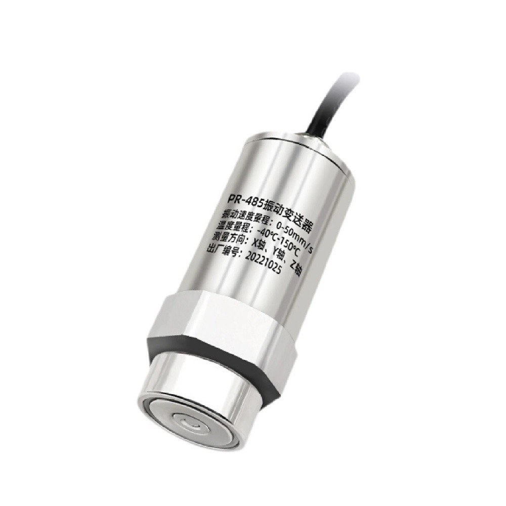 Singleaxis Wireless Temperature and Vibration Sensor with IP67 and RS485 Output