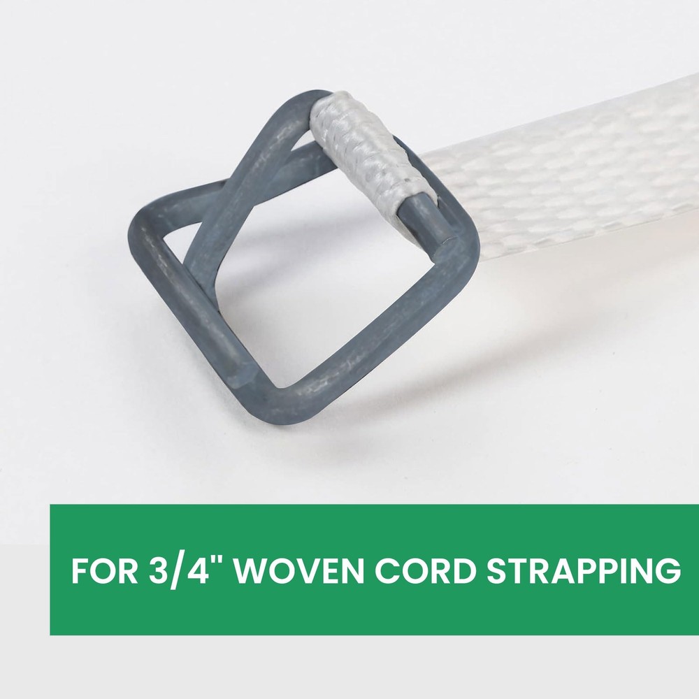100PCS Packaging Strapping Phosphate Buckles for for 3/4" Width By U.S. Solid