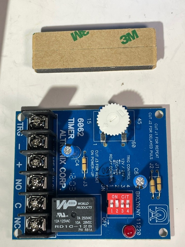 6062 Altronix Multi-Purpose Timer Module 12/24VDC NOS NOB