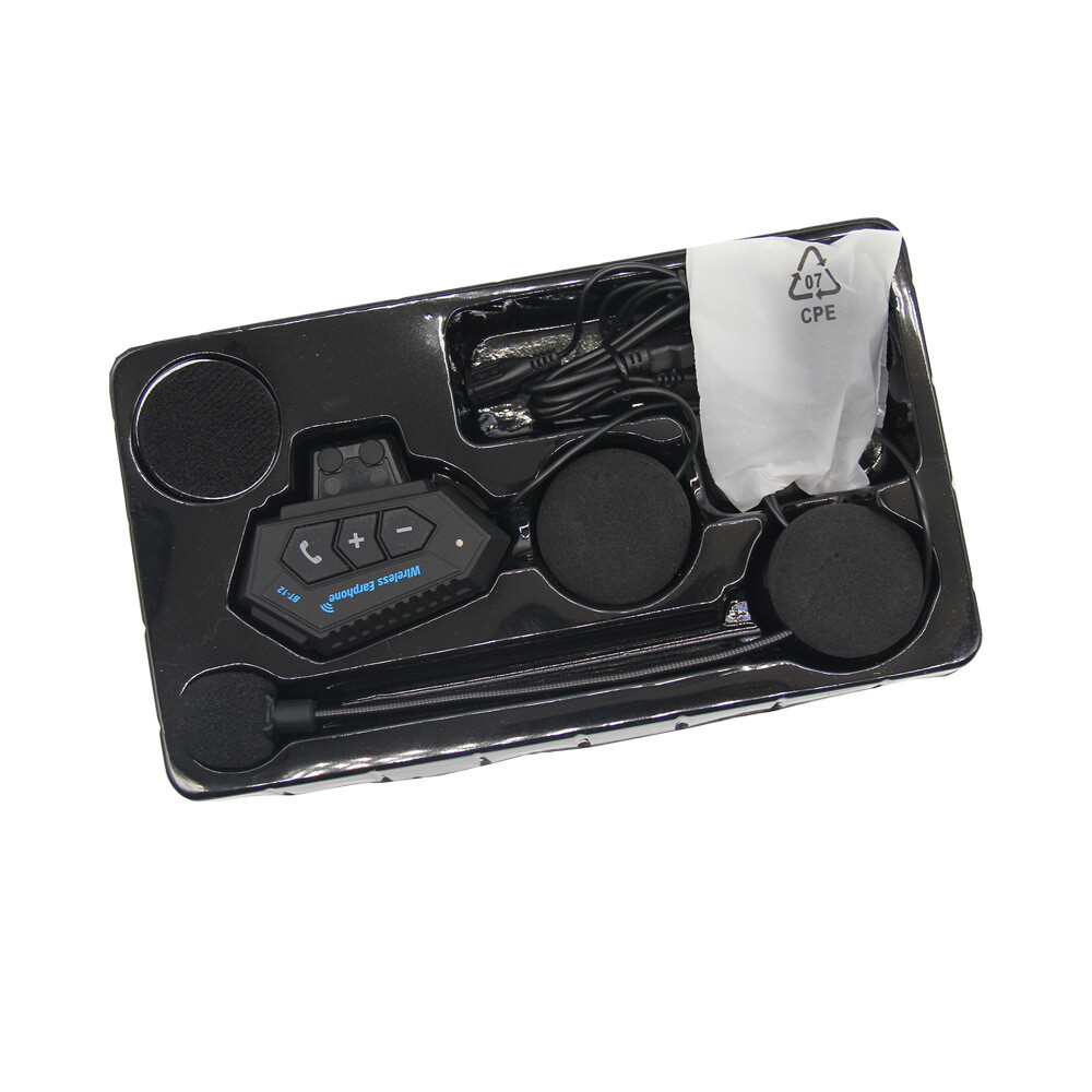 Motorcycle Helmet Intercom Speaker Bluetooth Headset & mic Waterproof Hands-Free