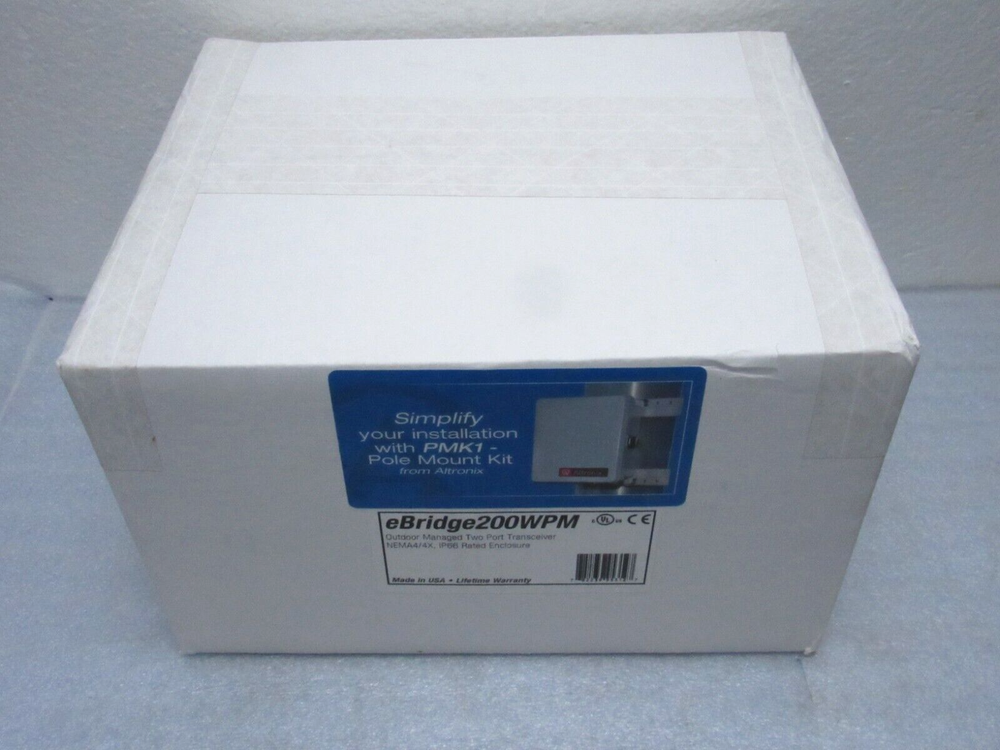 Altronix eBridge200WPM EoC or Long Range Ethernet 2 Port Transceiver [CTOKT]