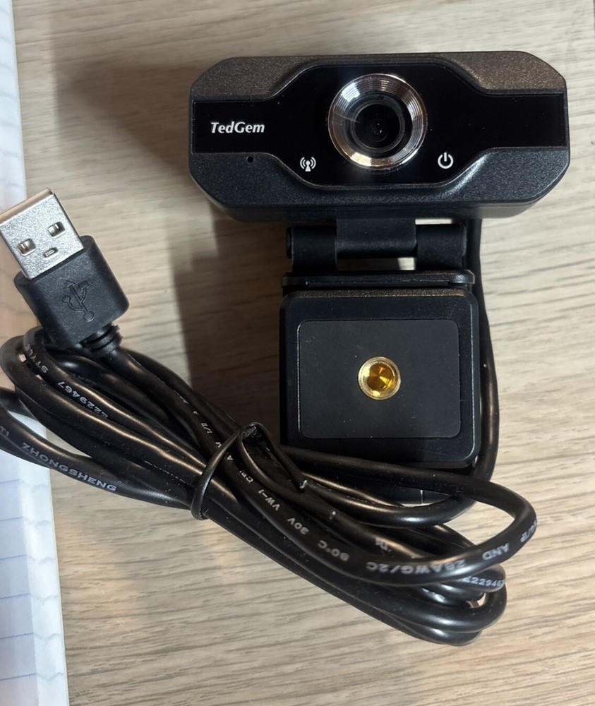 Webcams USB Camera TedGem Full HD, New And Tested, USB 2.0