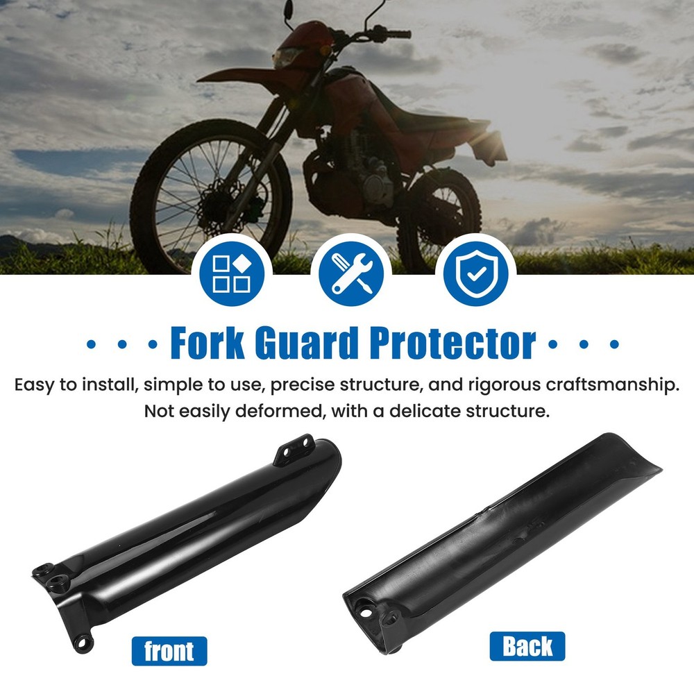 1Pair Motorcycle Front Fork Absorber Protector Covers Plastic Guards for2614