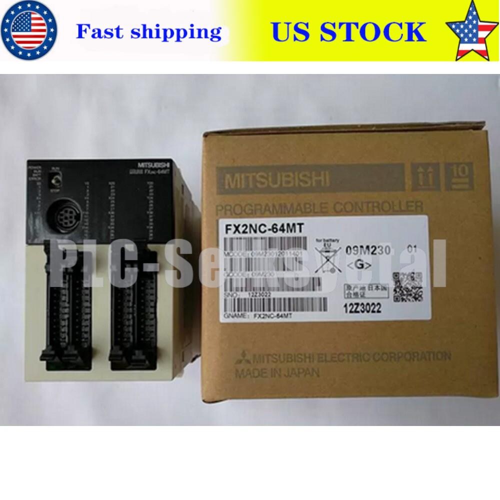New Mitsubishi FX2NC-64MT PLC Programmable Controller Expedited Shipping One