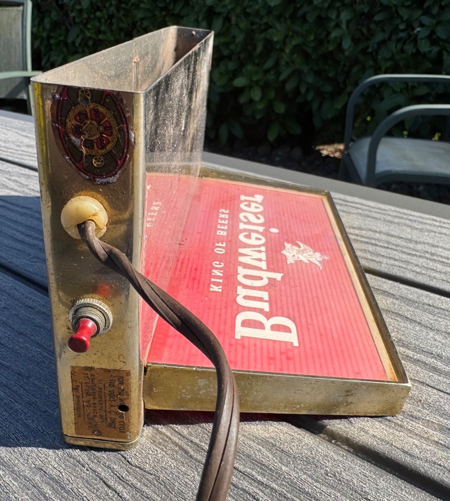 Budweiser cash register light