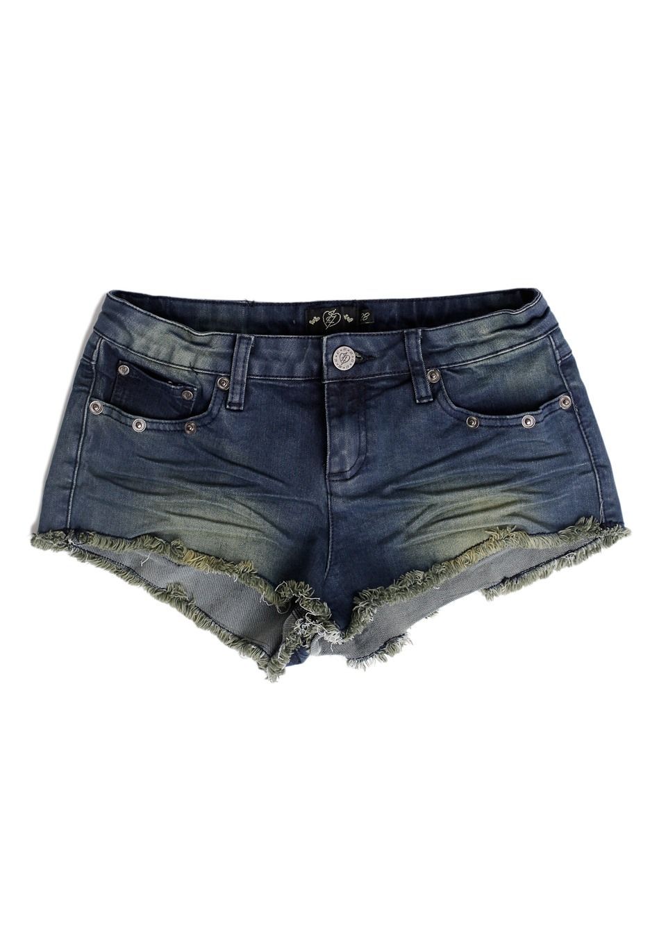 IRON FIST PONY TAIL DENIM SHORTS REMOVEABLE TAIL