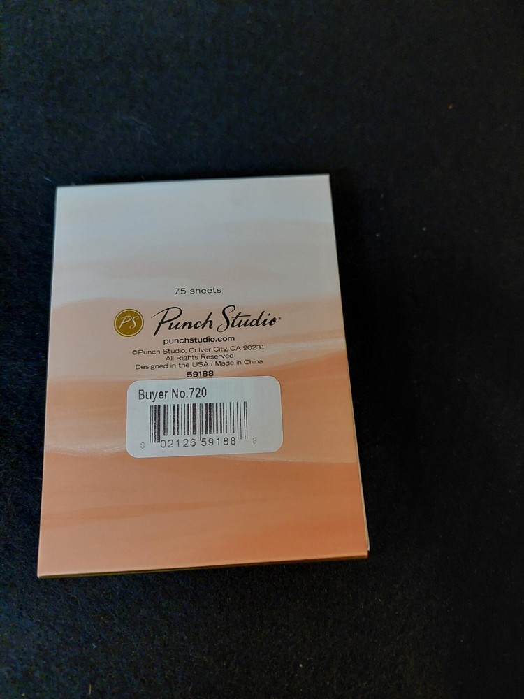 Small 3 Seashells Notepad With 75 Pages And Magnetic Closure (4"×3")