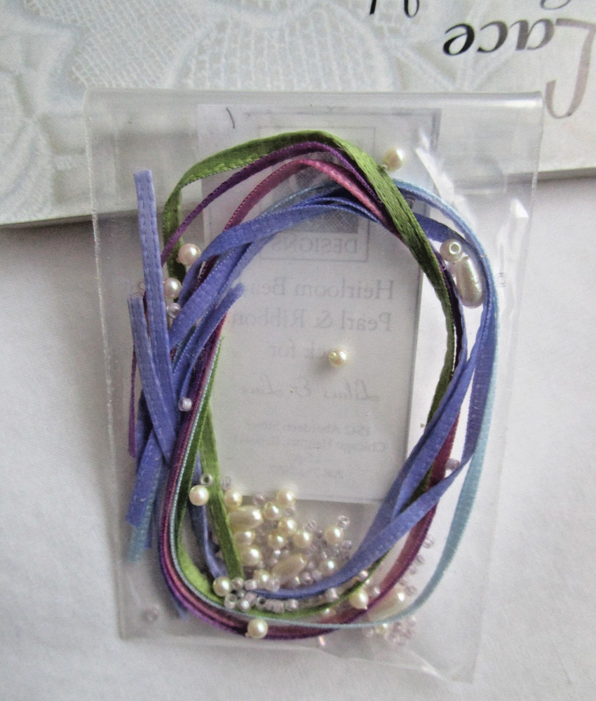SJ Designs Lilacs & Lace Embroidery Pattern with Accessory Pack