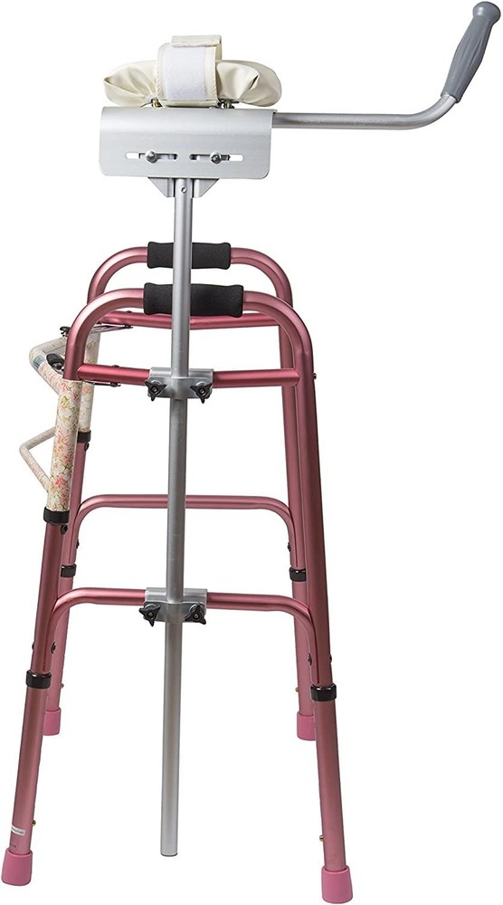 MABIS Walker Platform Attachment With Adjustable Padded Cuff, No Tools Needed, A