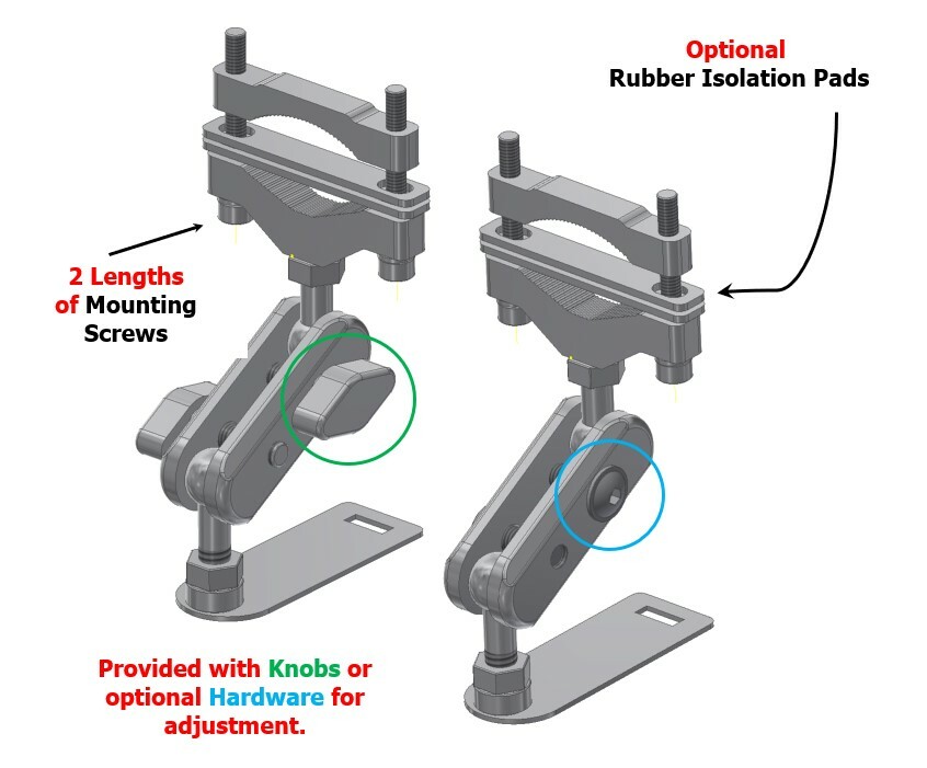 Cobra iRAD, RAD 480i, RAD380 Alloy Radar Mirror Mount (CBR-C)