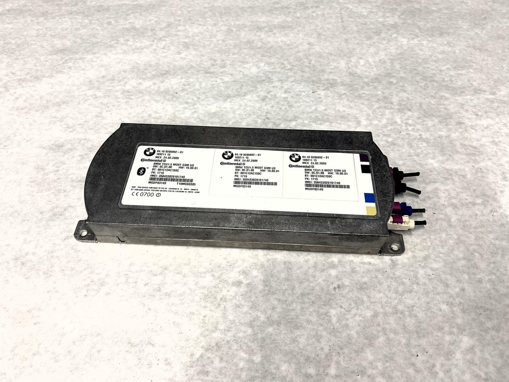2010 BMW 528I Bluetooth Telematics Communication Control Module Unit Assembly
