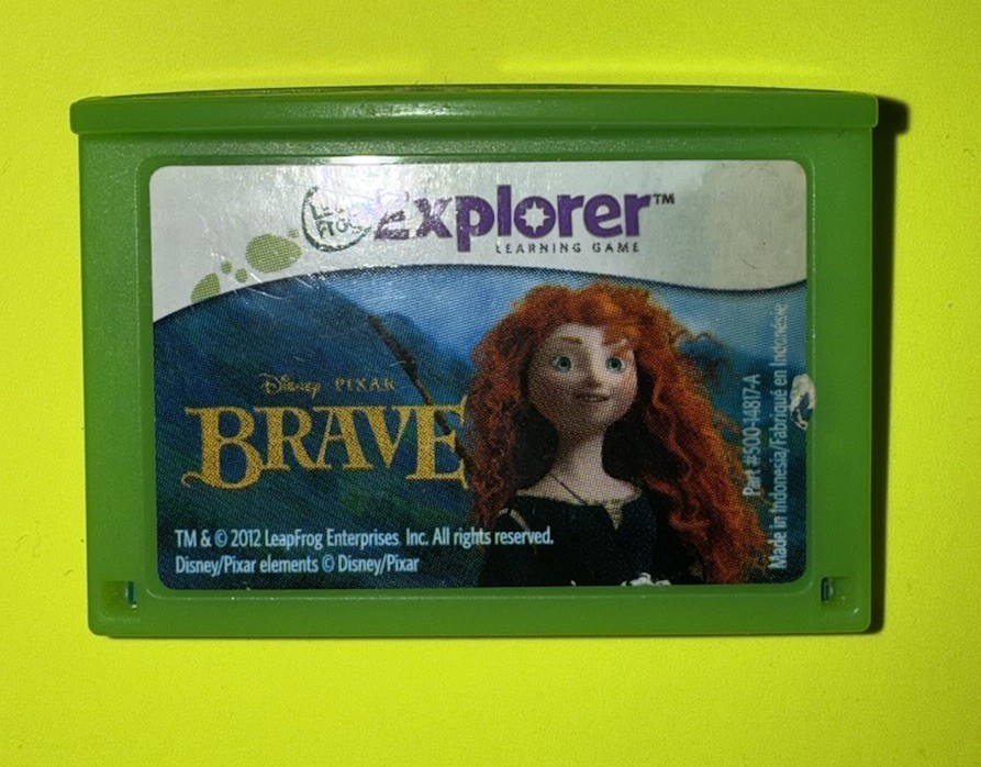 Leap Frog Explorer Learning Game!   Disney Pixar Brave!