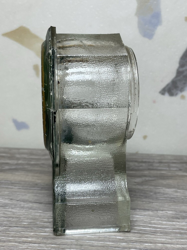 1920's L.E. Smith Glass Co Candy Container Octagon Clock