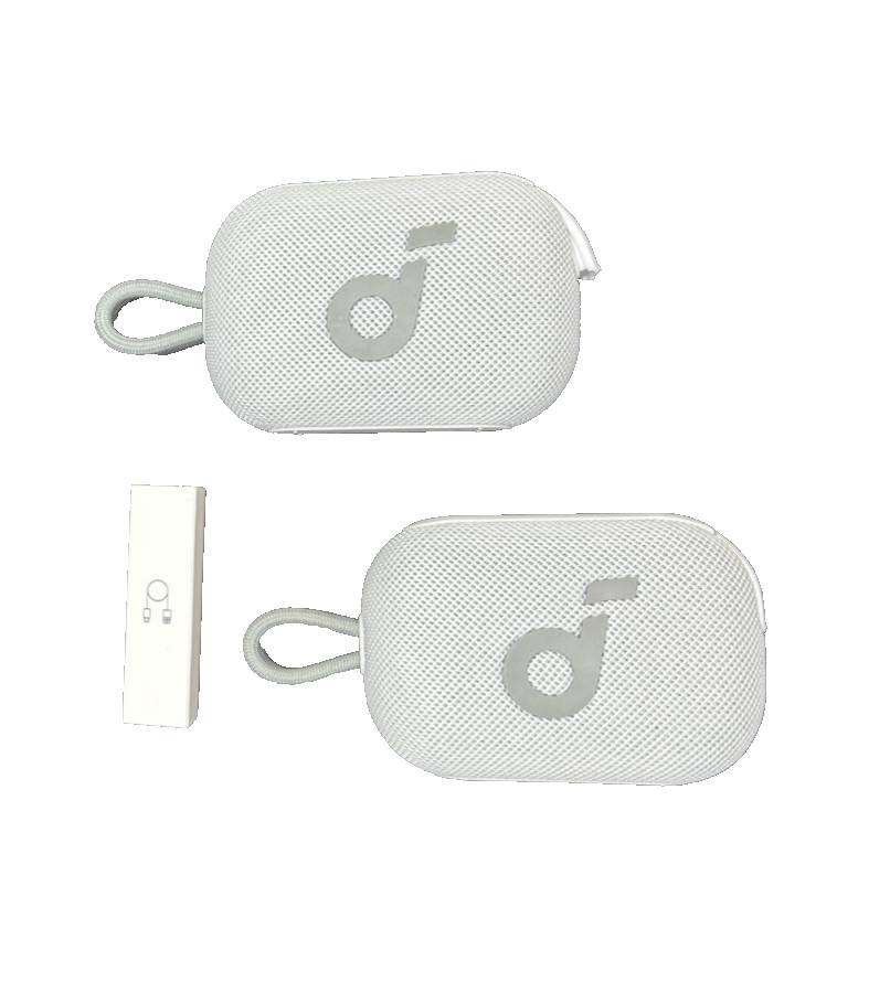 Soundcore Select 4 Go Bluetooth Speakers White (2-pack Bundle) by Anker