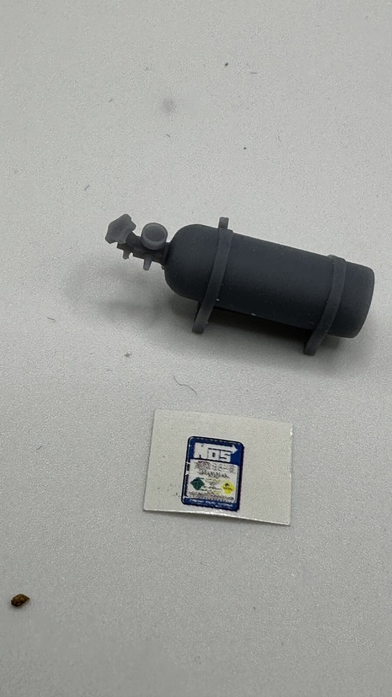 1/25 scale NOS bottle with decal blue