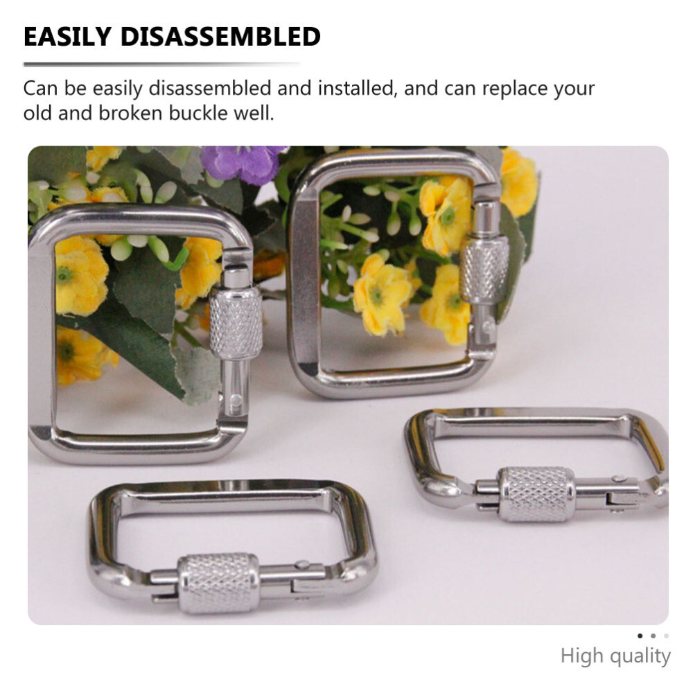 Keychains Spring Snaps Buckle Quick Link Carabiner Safety Locking