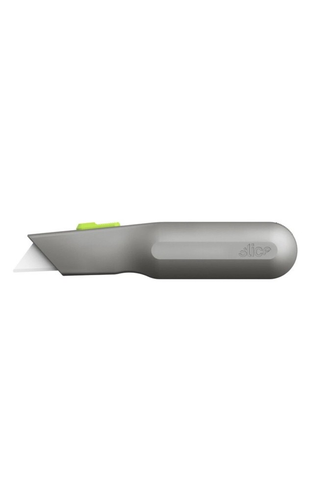 Slice Auto- Retractable Metal-Handle Utility Knife Ceramic Blade 10491