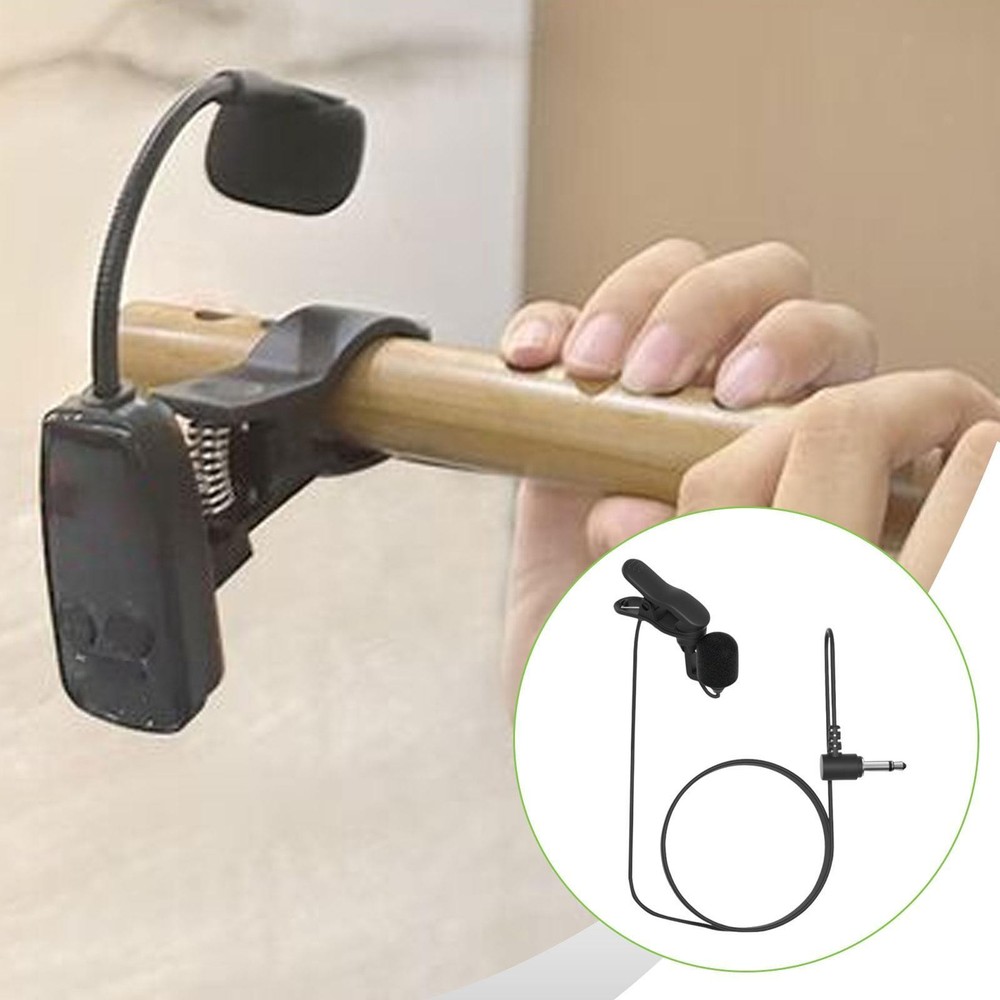 Wired Microphone for Wind Instruments for Bamboo Flute Multipurpose Flexible