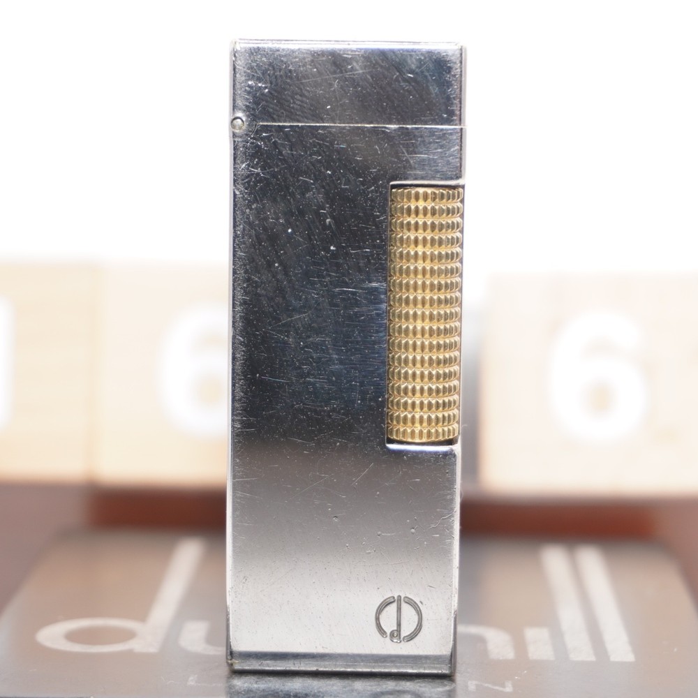 Dunhill Lighter Palladium Plate _Ultrasonically Cleaned_Working