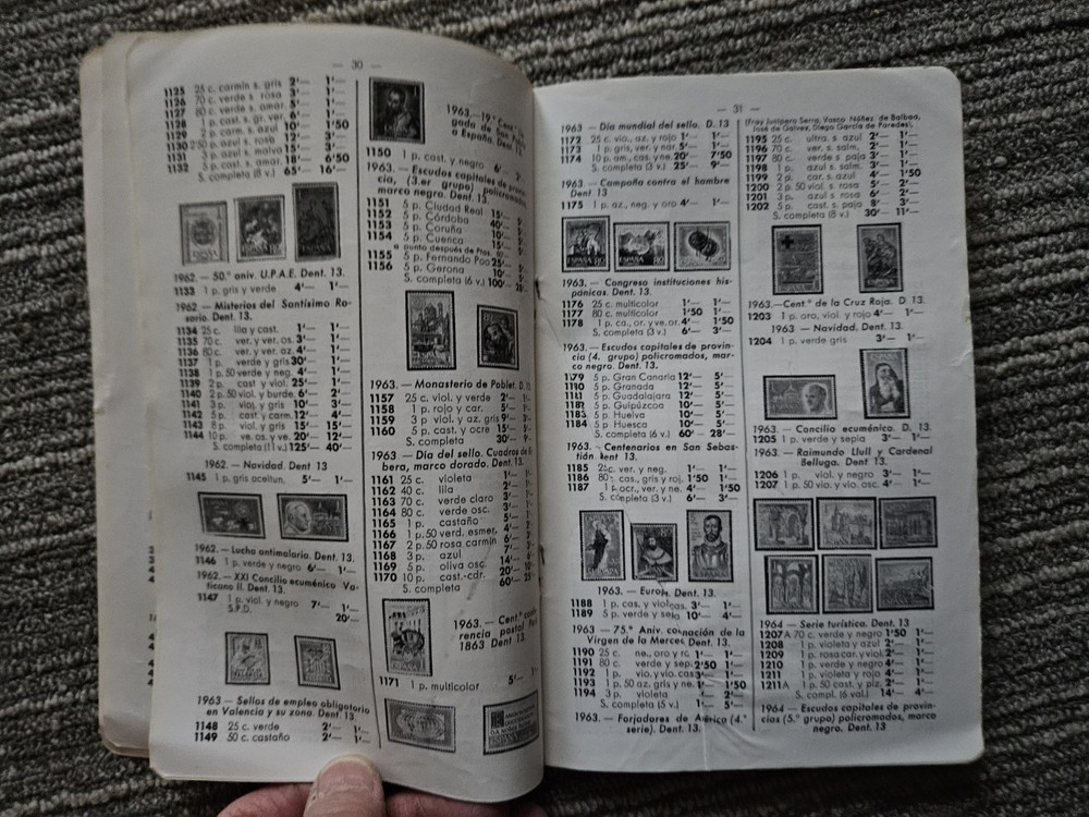 Catalogo Ilustrado Espana 1966 Stamp Booklet