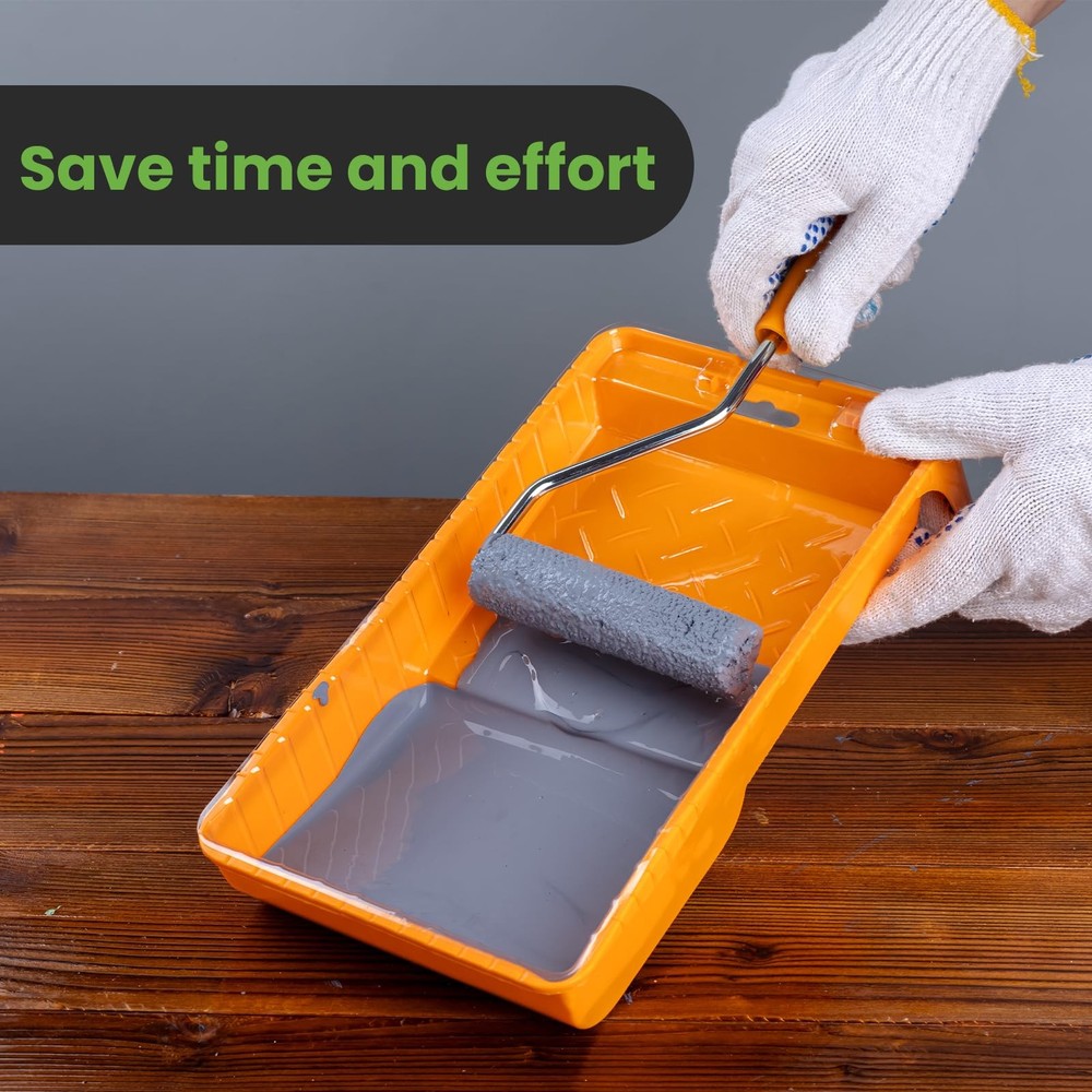 Paint Rollers, 5 Pack, 9 Inch Paint Roller Covers, Microfiber Paint Rollers, ...