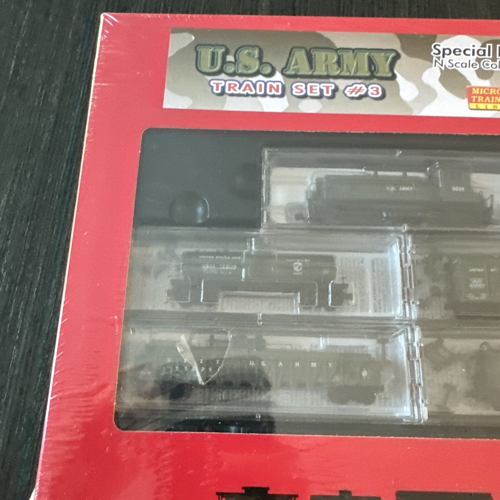 N Micro-trains Special Edition US Army Train Set 3