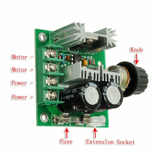 12V-40V 10A Pulse Width Modulation PWM DC Motor Speed Control Switch Controller