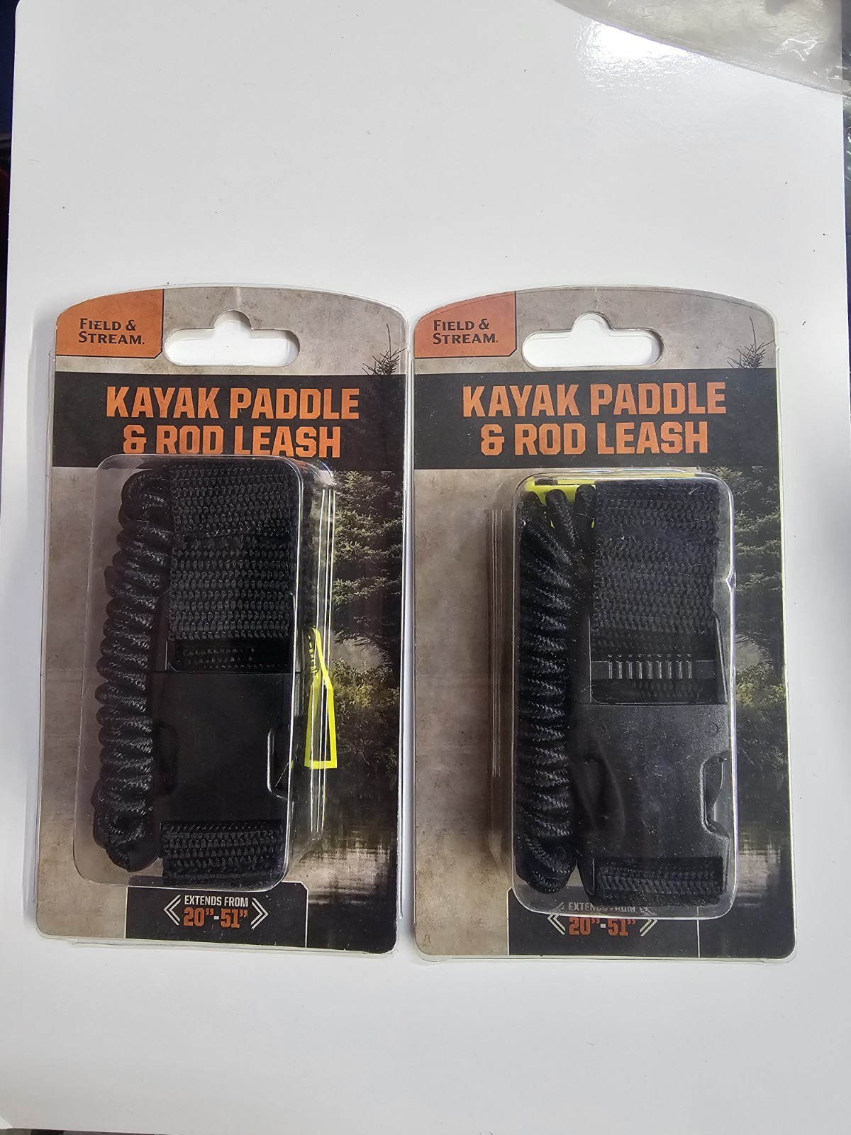 (2) Field & Stream Kayak Paddle and Rod Leash