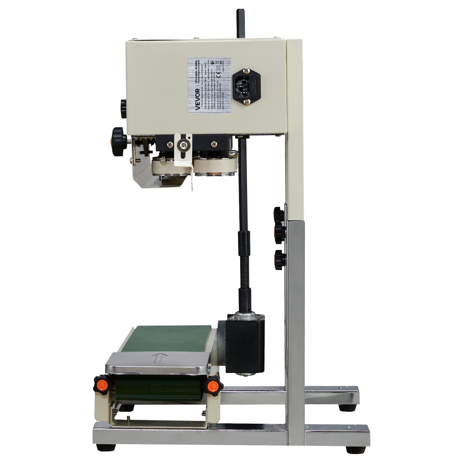 VEVOR Continuous Sealing Machine Vertical Band Sealer 0.24-0.47 in Seal Width