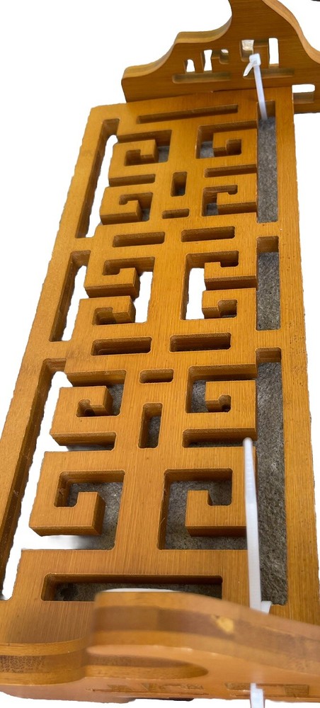 Classical Sword Holder Wall Mount Bamboo Samurai Sword 🗡️Rack Hanger Display